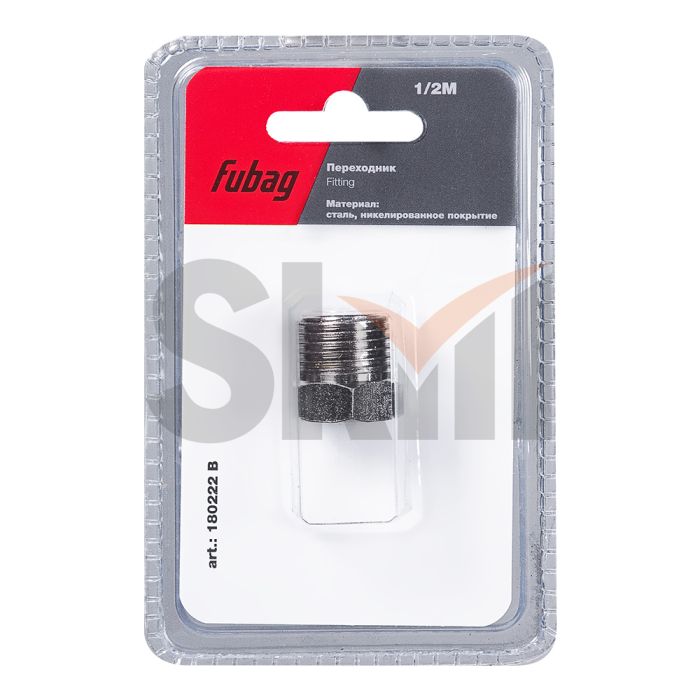FUBAG Переходник 1/2 дюйма M заглушка, блистер 1 шт