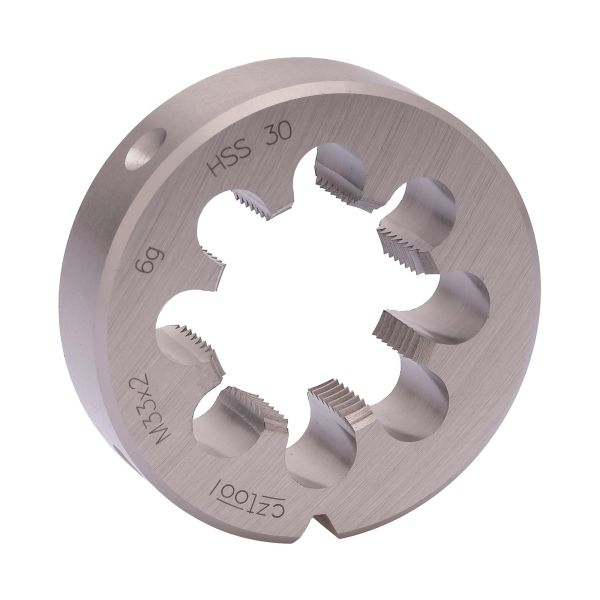 Плашка Bucovice Tools М33х2,0 HSS DIN EN 22568 6g 65х18мм 240331 Плашка Bucovice Tools М33х2,0 HSS DIN EN 22568 6g 65х18мм 240331