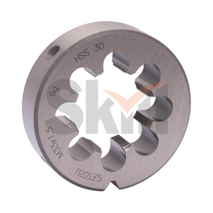 Плашка М33х1,5 DINEN22568 HSS 6g 65х18мм Bucovice(CzTool) 240332