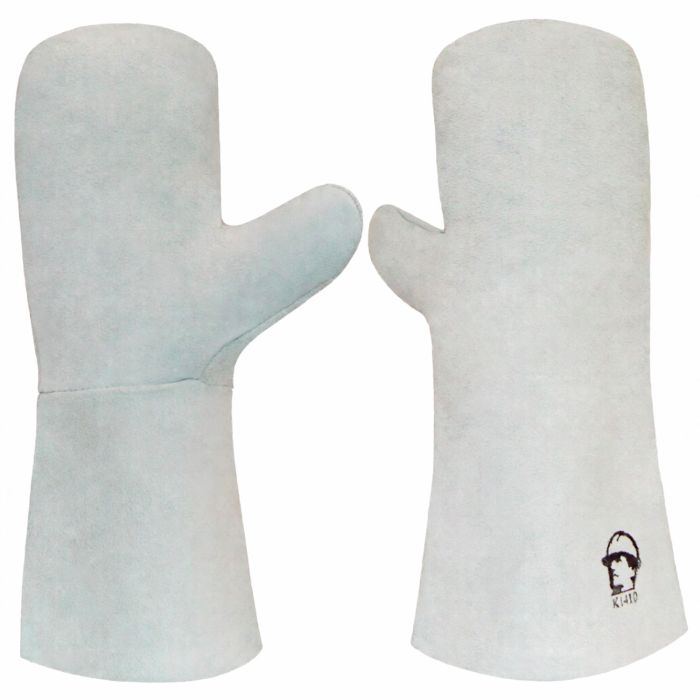 Краги двупалые спилковые, 35 см (1410), 1/60 (12) (10,5)