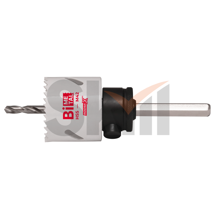 Коронка биметаллическая HSS M42, 4/6 TPI, переменный шаг 95х41 мм