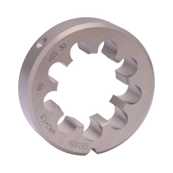 Плашка Bucovice Tools М42х1,5 HSS DIN EN 22568 6g 75х20мм 240423 Плашка Bucovice Tools М42х1,5 HSS DIN EN 22568 6g 75х20мм 240423