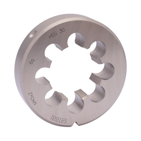 Плашка Bucovice Tools М45х2,0 HSS DIN EN 22568 6g 90х22мм 240452 Плашка Bucovice Tools М45х2,0 HSS DIN EN 22568 6g 90х22мм 240452