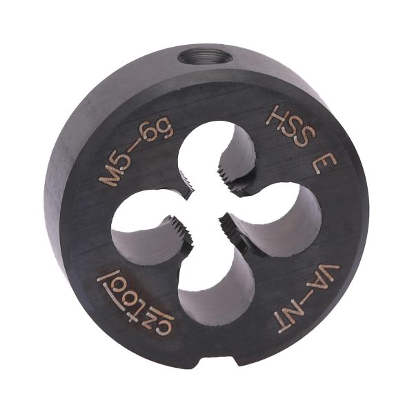 Плашка с стружколомом Bucovice Tools М5х0,8 HSSE-VA-NT DIN EN 22568 6g 20х7мм 301050 Плашка с стружколомом Bucovice Tools М5х0,8 HSSE-VA-NT DIN EN 22568 6g 20х7мм 301050