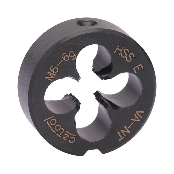 Плашка с стружколомом Bucovice Tools М6х1,0 HSSE-VA-NT DIN EN 22568 6g 20х7мм 301060 Плашка с стружколомом Bucovice Tools М6х1,0 HSSE-VA-NT DIN EN 22568 6g 20х7мм 301060