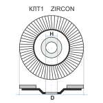 КЛТ 1 125 22.23 Ткань ZK 80 80