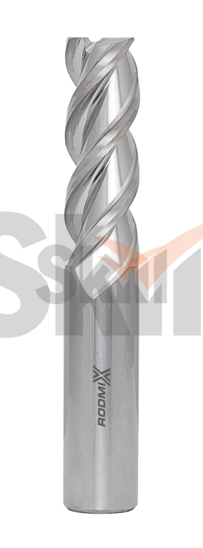 Концевая фреза с угловым радиусом для алюминиевых сплавов 3 зуба, HRC 45 4х10х80 R0,1