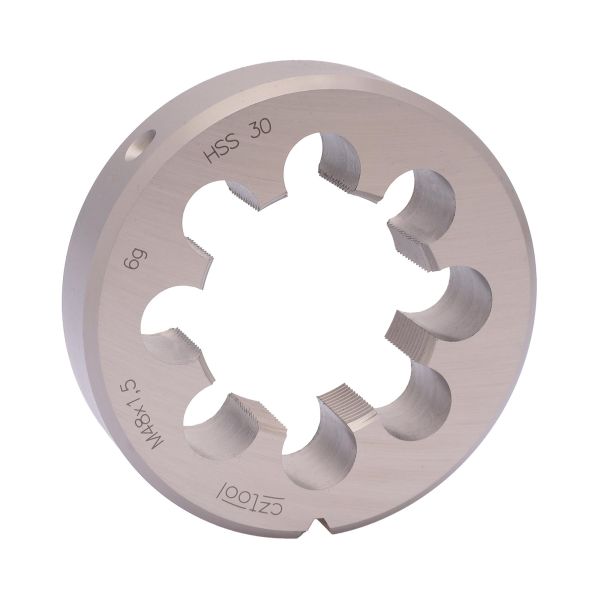 Плашка Bucovice Tools М48х1,5 HSS DIN EN 22568 6g 90х22мм 240483 Плашка Bucovice Tools М48х1,5 HSS DIN EN 22568 6g 90х22мм 240483