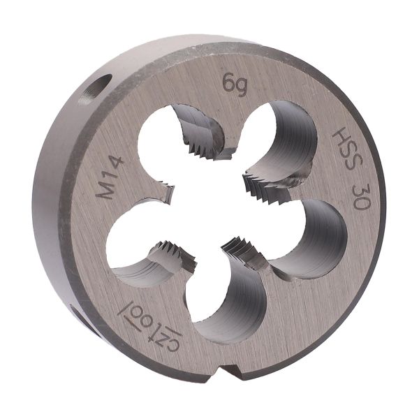 Плашка с стружколомом Bucovice Tools М14х2,0 HSS DIN EN 22568 6g 38х14мм 270140 Плашка с стружколомом Bucovice Tools М14х2,0 HSS DIN EN 22568 6g 38х14мм 270140