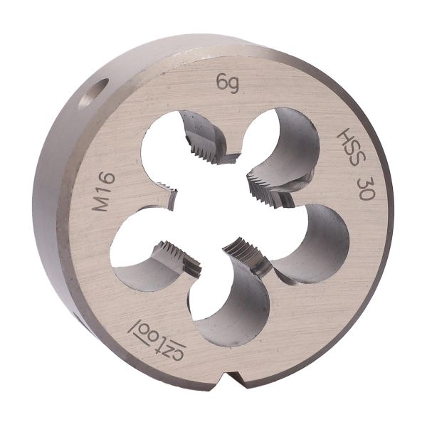 Плашка с стружколомом Bucovice Tools М16х2,0 HSS DIN EN 22568 6g 45х18мм 270160 Плашка с стружколомом Bucovice Tools М16х2,0 HSS DIN EN 22568 6g 45х18мм 270160
