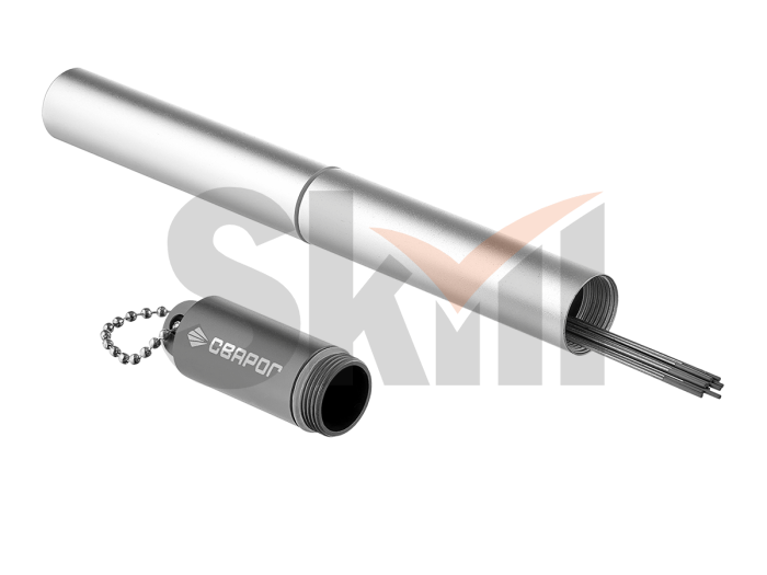 Пенал для электродов WCe20, серый ТМ «Сварог»