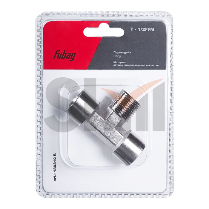 FUBAG Переходник T - 1/2 дюйма FFM, блистер 1 шт