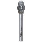 Борфреза овальная E 20х25 M08 двойная насечка