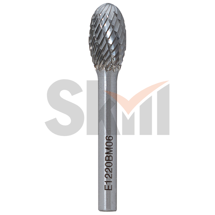 Борфреза овальная E 20х25 M08 двойная насечка