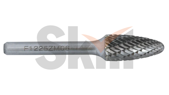 Борфреза параболическая F 20х25 M08 двойная насечка с покрытием