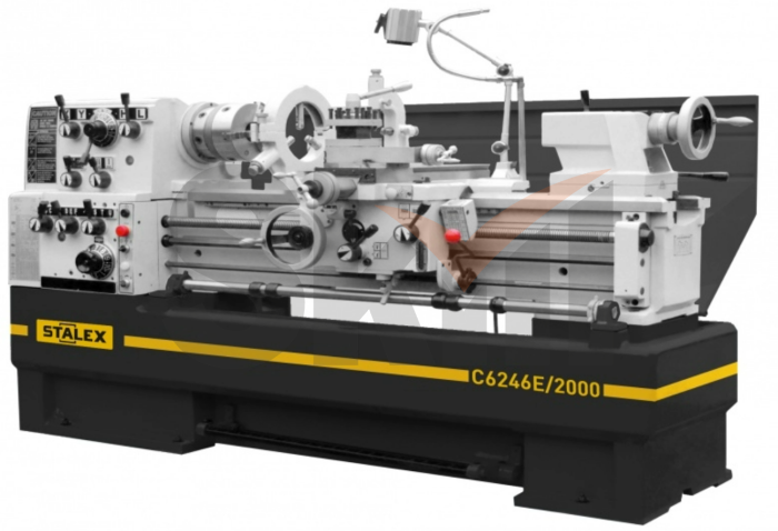 Станок токарно-винторезный Stalex C6246E/2000,зона обработки 460х2000мм с УЦИ, 380В.