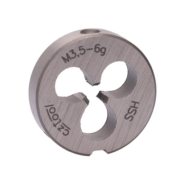 Плашка Bucovice Tools М3,5х0,6 HSS DIN EN 22568 6g 20х5мм 240035 Плашка Bucovice Tools М3,5х0,6 HSS DIN EN 22568 6g 20х5мм 240035
