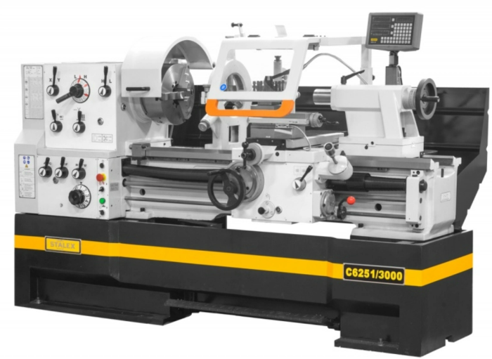 Станок токарно-винторезный Stalex C6251/3000, зона обработки 510х3000мм с УЦИ, 380В.