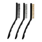 Набор щеток, 3 шт, металлические с пластмассовой ручкой, большие Matrix