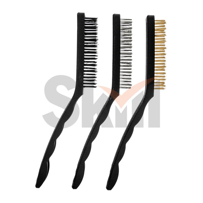 Набор щеток, 3 шт, металлические с пластмассовой ручкой, большие Matrix