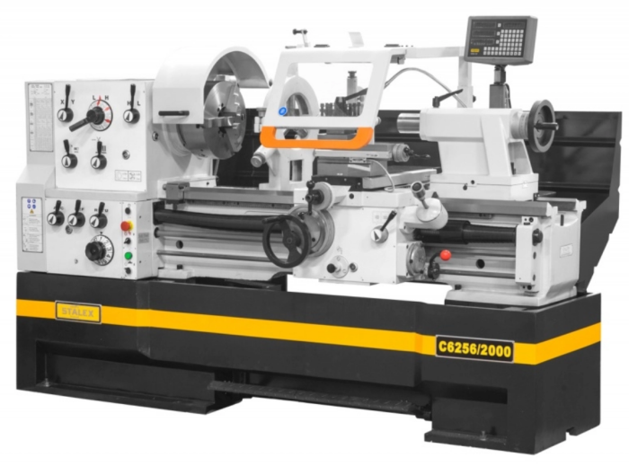 Станок токарно-винторезный Stalex C6256/2000, зона обработки 560х2000мм с УЦИ, 380В.