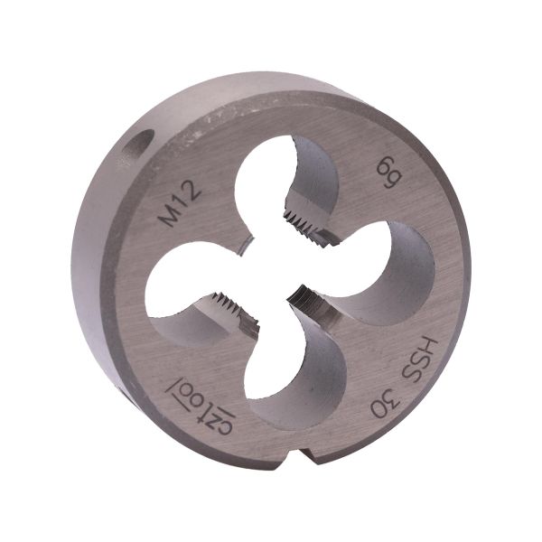 Плашка Bucovice Tools М12х1,75 HSS DIN EN 22568 6g 38х14мм 240120 Плашка Bucovice Tools М12х1,75 HSS DIN EN 22568 6g 38х14мм 240120