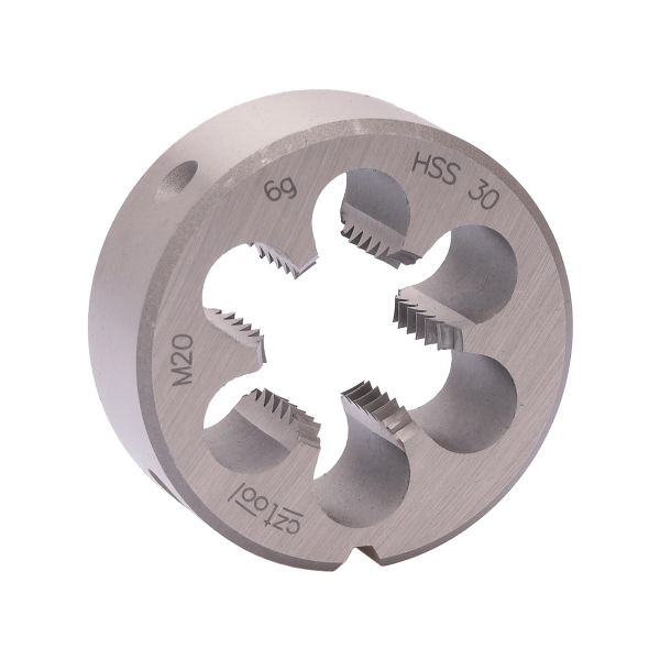 Плашка Bucovice Tools М20х2,5 HSS DIN EN 22568 6g 45х18мм 240200 Плашка Bucovice Tools М20х2,5 HSS DIN EN 22568 6g 45х18мм 240200