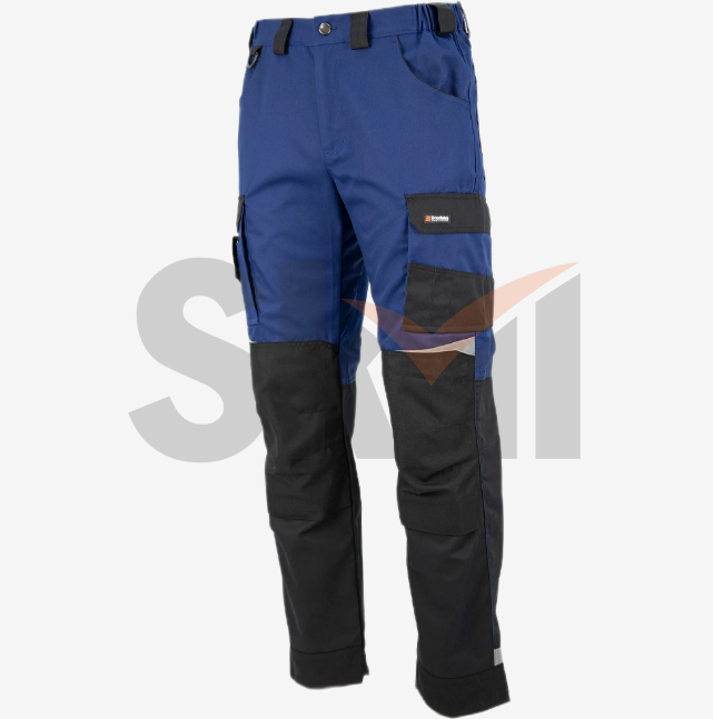 Летние брюки Brodeks KS 302, синий/черный