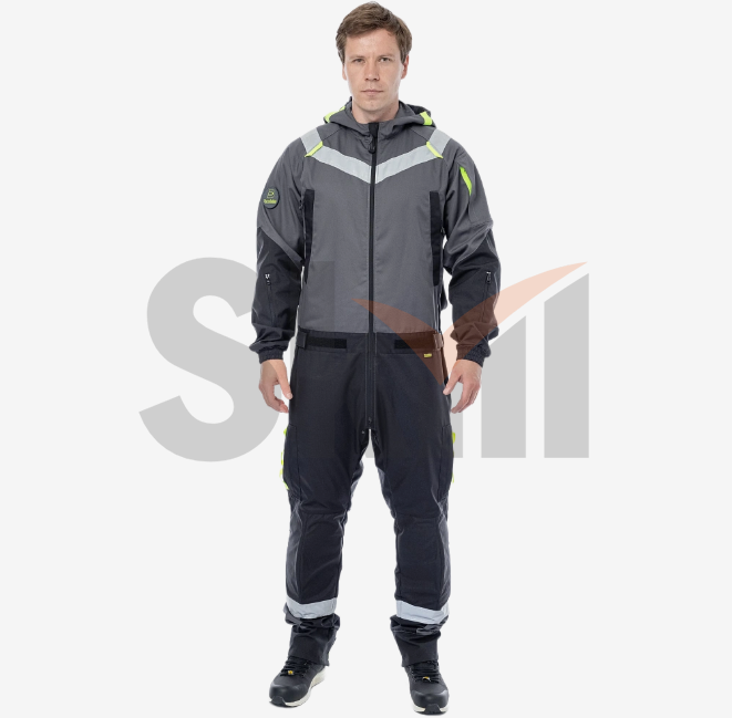 Летний комбинезон Brodeks KS 503, серый/черный
