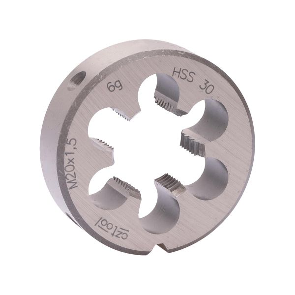 Плашка Bucovice Tools М20х1,5 HSS DIN EN 22568 6g 45х14мм 240202 Плашка Bucovice Tools М20х1,5 HSS DIN EN 22568 6g 45х14мм 240202