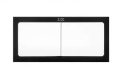 Диоптрическая линза 200 (+2) стекло