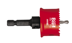 Коронка биметаллическая HSS M42, 6/10 TPI, переменный шаг 80х20 мм