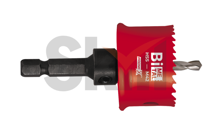 Коронка биметаллическая HSS M42, 6/10 TPI, переменный шаг 105х20 мм