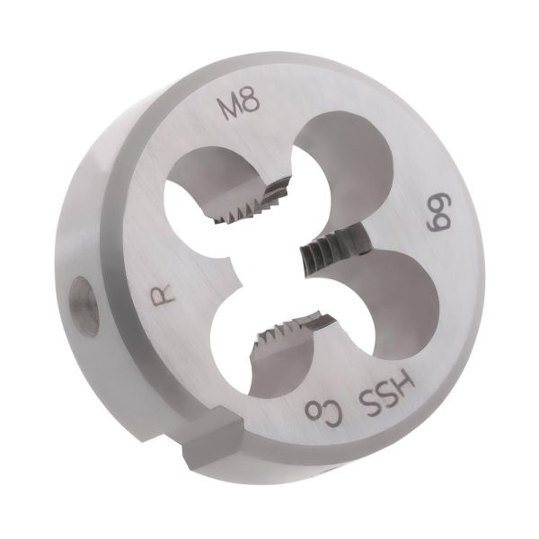 Плашка Ruko М8х1,25 HSSE DIN EN 22568 6g 25х9мм 237080E Плашка Ruko М8х1,25 HSSE DIN EN 22568 6g 25х9мм 237080E