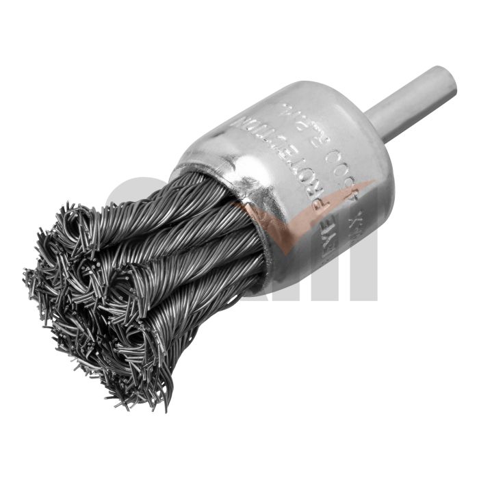 Щетка для дрели, 30 мм, "чашка" со шпилькой, крученая металлическая проволока Matrix