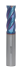 Концевая фреза с угловым радиусом 4 зуба, HRC 65, Nano Blue 12х30х75 R2