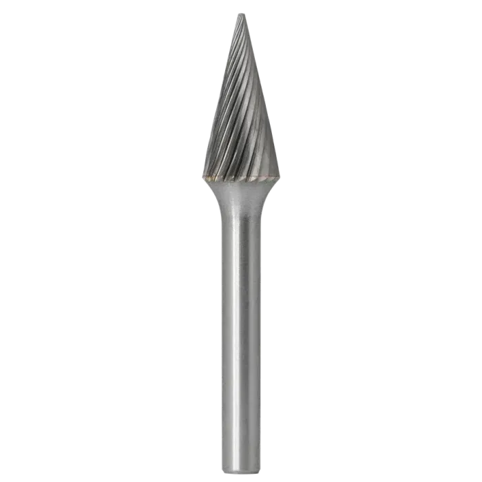 Борфреза коническая M 16х25 M06L100 одинарная насечка, удлиненная