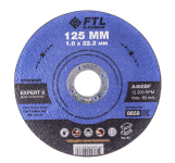 Круг отрезной по металлу FTL Expert II 125 х 1,0 х 22,2 мм A46SBF