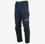 Брюки сварщика 1 класса Brodeks FS 38-01, синий/черный