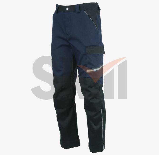 Брюки сварщика 1 класса Brodeks FS 38-01, синий/черный