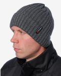 Шапка Brodeks Regular Fleece Lining т.серый