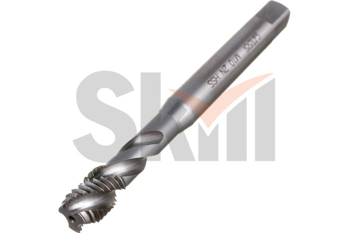 Метчик М10х1,5 (Машинный, винт.) DIN371 HSS 6h(2N) C/2-3P R35 100мм a=8,0 Bucovice(CzTool) 103100