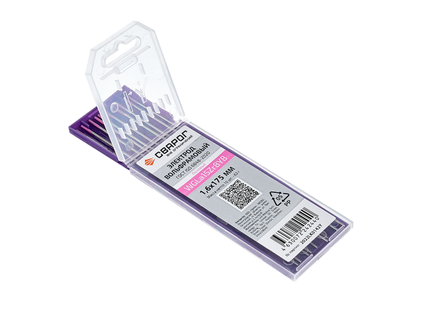 Электрод вольфрамовый WGLa 15Zr8Y8 D1,6x175 ТМ "Сварог"