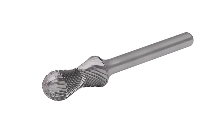 Борфреза радиусная R 12х25 М06 двойная насечка