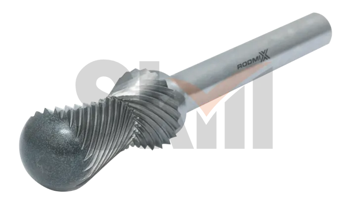 Борфреза радиусная R 12х25 М08  одинарная насечка