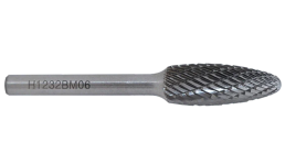 Борфреза пламевидная H 03х06 M03L50 двойная насечка