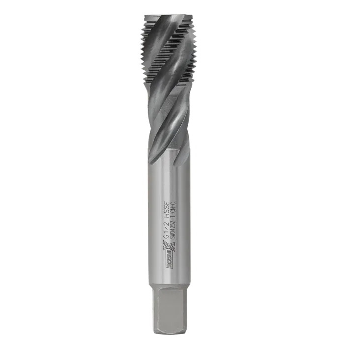 Метчик машинный G 1/8" (HSS-E + TICN-C),ISO, 6H,R, спиральный Метчик машинный G 1/8" (HSS-E + TICN-C),ISO, 6H,R, спиральный