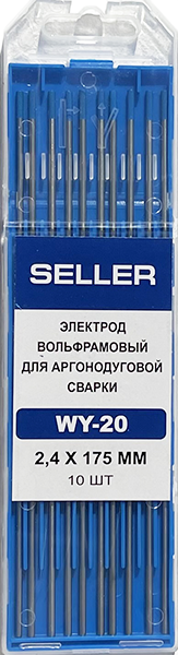 Электрод WY20 SELLER d=1,6 мм / 175 мм Электрод WY20 SELLER d=1,6 мм / 175 мм