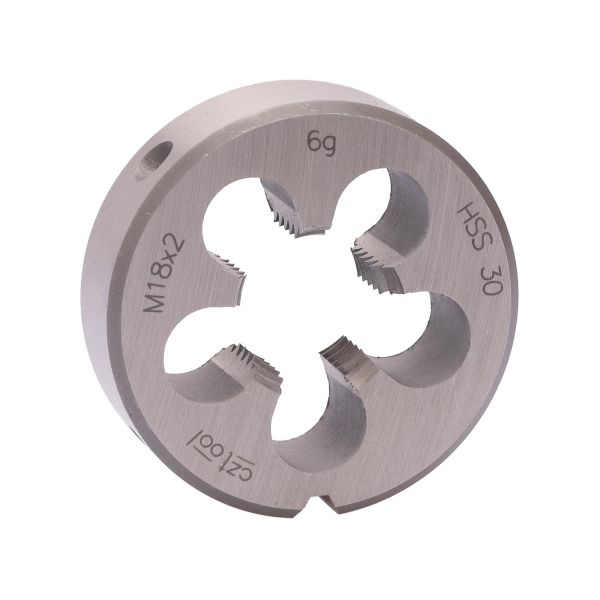 Плашка Bucovice Tools М18х2,0 HSS DIN EN 22568 6g 45х14мм 240181 Плашка Bucovice Tools М18х2,0 HSS DIN EN 22568 6g 45х14мм 240181