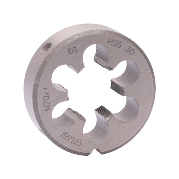 Плашка Bucovice Tools М20х1,0 HSS DIN EN 22568 6g 45х14мм 240203 Плашка Bucovice Tools М20х1,0 HSS DIN EN 22568 6g 45х14мм 240203